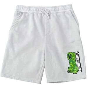 Boys Popular Minecraft Gamer Creeper Shorts XL 14/16